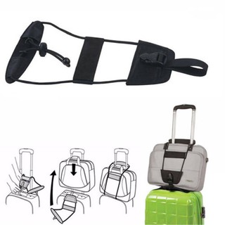 Add A Bag Strap Travel Luggage Suitcase Adjustable Belt Carry On Bungee Strap Portable Travel Accessories