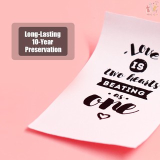 ❤ready stock❤ Long-Lasting 10-Year Preservation Note Thermal Paper Roll 56*30mm / 2.2*1.2in BPA-Free Black Font No Adhesive Labels for PeriPage A6/A8/P6 Paperang P1/P2 Thermal Printer Pack of 3 Rolls