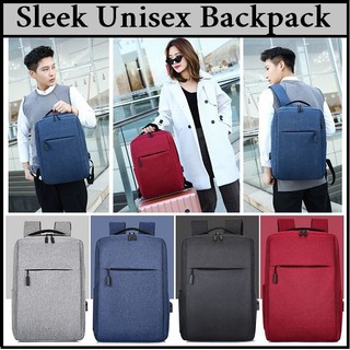 Sleek Back Pack Laptop Bag Outdoor School Bag with USB Connector. Ergonomics Design, Comfortable Shouder Strap