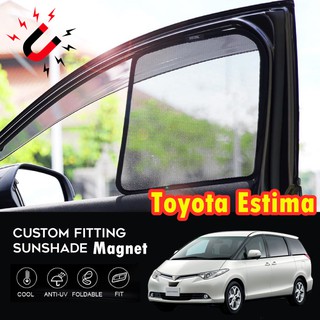 [Shop Malaysia] Toyota Estima 2001-2018 Magnetic Sunshade (6 PCS)