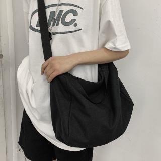 Ready Stock Korean Fashion Ulzzang Canvas Big Capacity Men Sling Bag Shoulder Bag Crossbody Bag