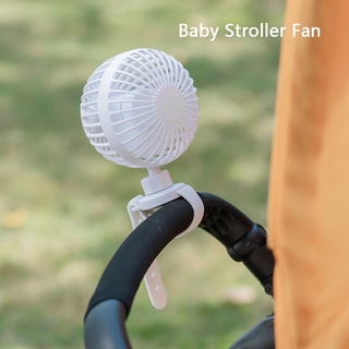 New Baby Stroller Fan Mini Portable USB Rechargeable Clip Fan 360 degree Rotating Outdoor Wrist Fan