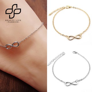 【BE】Bracelet Women 8-Shape Barefoot Anklet Chain Foot Jewelry