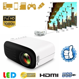Mini 1080P LED Projector for Smartphone Home Theater Cell Phone Full Hd Projectors Mini Projector