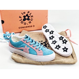 C0nverse one star X golf le Fleur small flower TTC joint fashion men and women canvas shoes