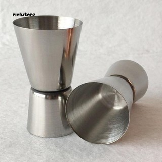 RichS_Stainless Steel Double Jigger Shot Glass Cocktail Bartender Mixer Measuring Cup