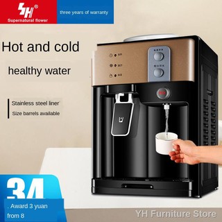 Drinking fountain✻☫Desktop mini household new water dispenser, small automatic refrigeration and heating special hot cold heater