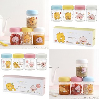 KAKAO FRIENDS Baby Food Bottle Container 4P Set