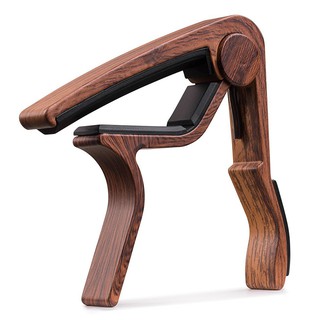 Wood Grain Metal Guitar Capo with Perfect Silicon Cushion