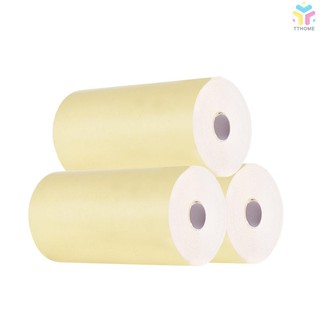 ۞ IN STOCK Color Thermal Paper Roll 57*30mm (2.17*1.18in) Bill Receipt Photo Paper Clear Printing for PeriPage A6 Pocket Thermal Printer for PAPERANG P1/P2 Mini Photo Printer, 3 Rolls