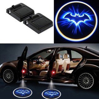 2pc Wireless Car Door Led Welcome Laser Projector Logo Ghost Shadow Light Batman (1)