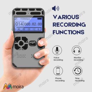[Flash Sale] 8G/16/32G Rechargeable LCD Digital Audio Sound Voice Recorder Dictaphone MP3 Player MOIRA