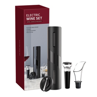 Automatic Wine Bottle Opener Kit Electric Corkscrew Gift Set