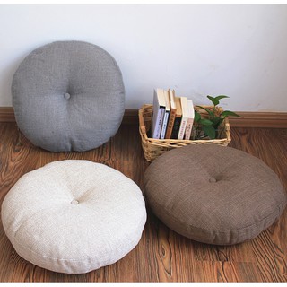 5 Colours Bedroom Meditation Thick Round Linen Fabric Tatami Mat Cushion