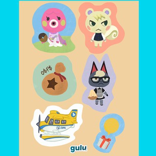 Animal Crossing Stickers Vinyl illustrated Edition 2