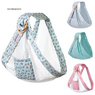 💓Mom💃Front Breathable Infant Wrap Carrier Pouch Newborn Baby Feeding Sling Holder (1)