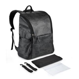INSULAR Diaper Bag Backpack for Dad Large Waterproof Travel Baby Bag Changing Pad / Stroller Straps / Wet Bag