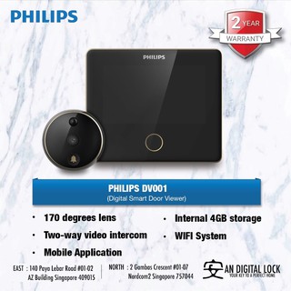 Philips DV001 Digital Smart Door Viewer- An Digital Lock