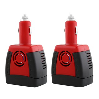150W Auto Power Inverter DC 12V to AC 220V Car Outlet Voltage Converter Adapter Booster with USB Charging Port