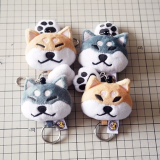 *INSTOCK* Shibainu Keychains/ ID tag with retractable string! | 4 DESIGNS!