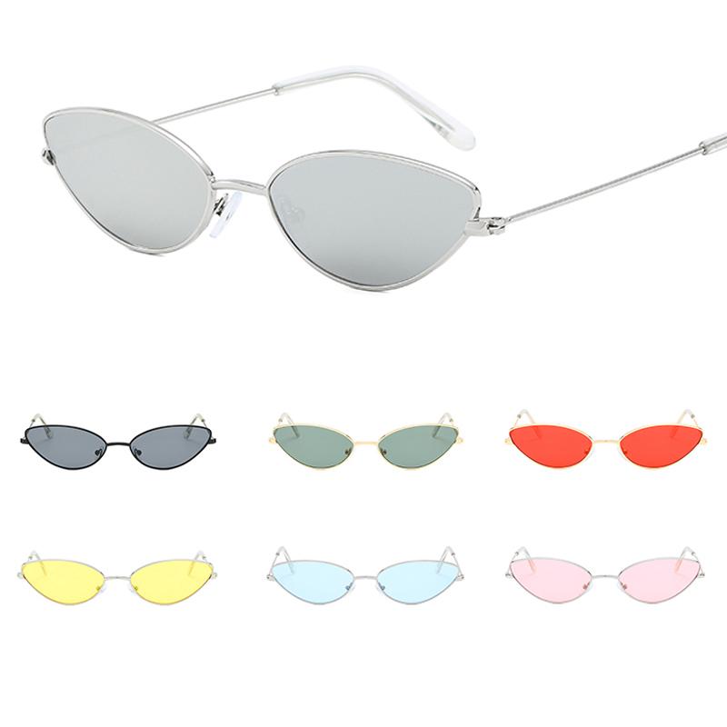 Europe The United States Metal Frame Cat Eyes Men's Eyewear Trend Ocean Sun Glasses Wild Ladies Sunglasses