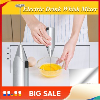 Electric Drink Whisk Mixer Milk Coffee Stirrer Kitchen Eggbeater Frother Foamer