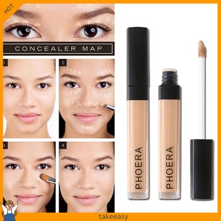 【Ready stock】PHOERA Liquid Foundation Brightening Concealer Long Lasting Contouring Base