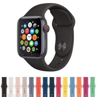 (S/M) Soft Silicone Strap for Apple Watch 41/40/38mm 45/44/42mm Series 7/SE/6/5/4/3/2/1