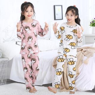 Children's Pajamas Set Girls Clothing Spring Autumn Pyjamas Long Sleeve Sleepwear Nightwear