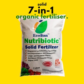 INSTOCK 7LITRE Organic 7-in-1 Solid Fertiliser | Eco Friendly Seed Treatment, Soil Enhancer