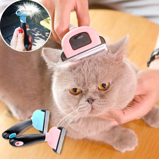◐۩№Pet cat and dog comb cat and dog hair floating comb comb row comb shaving depilation artifact pet products