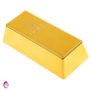 ♦♦ 1pc Plastic Door Stopper Fake Gold Bar Style Wedge Safe Doorstop
