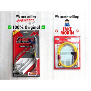 [Shop Malaysia] Morin Brake Hose [100% Original] Y15 / RS150 / LC135 / NVX155 / RFS150 / Dash Future