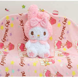 2 in 1 my melody doll pillow blanket soft flannel nap blanket plush toys