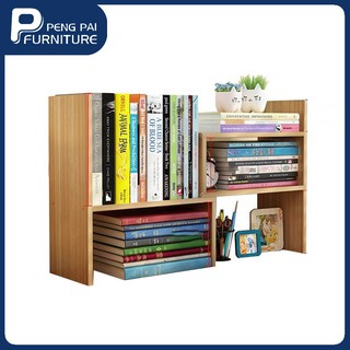 Children's Bookshelf On A Simple Desk Desktop Shelf Office Storage Small Student Multi-Layer Telescopic Bookcase
