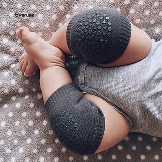 LVUE_1Pair Baby Infant Toddler Kids Soft Anti-slip Safety Crawling Elbow Cushion Knee Pad