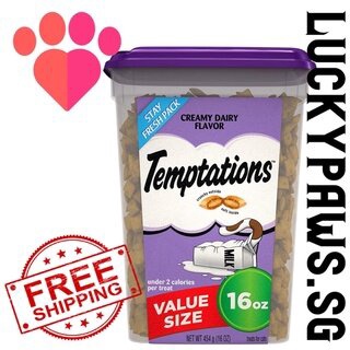 ❤️[FREE GIFT] Temptations Classic Treats Creamy Dairy Flavour 14 oz
