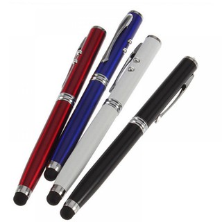 Pointer Torch Laser Ball Point Stylus Touch Screen Pen for Samsung IPhone IPad