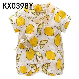 Floral Infants Japanese Kids Clothes Kimono Summer Baby Girls Rompers