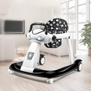 （Ship within three days）Multi-function Baby Rollover Prevention Adjustable Speed Walker Can Push Foldablfor Infant Baby Walker 6-24 Months