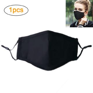Washable Cotton face cover with Activated Carbon Filter Adjustable Reusable