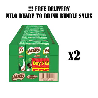 [Bundle of 2] Milo Ready To Drink UHT 4(6x200ml) x2 carton sale