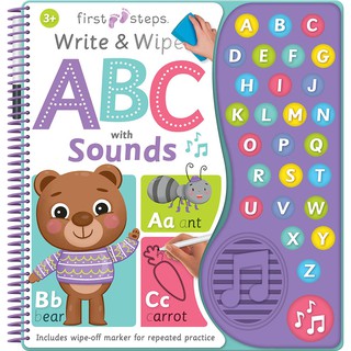 [Shop Malaysia] Baby Sound Book - Write and Wipe ABC with Sounds
