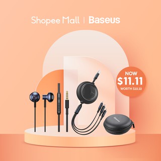 Shopee x Baseus Brand Box at SGD 11.11 (worth SGD 22.22) 11.11 Special Gift