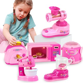 6 pcs Baby Kid kitchen Developmental Pretend Play Home Appliances Housework Toys