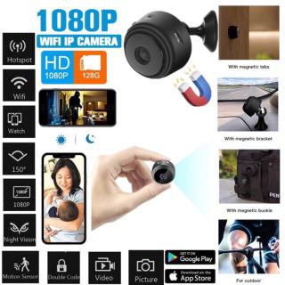 Mini Spy Camera WiFi Hidden Camera Wireless HD 1080P Wide lens 150° Security Indoor IR Infrared Night Vision