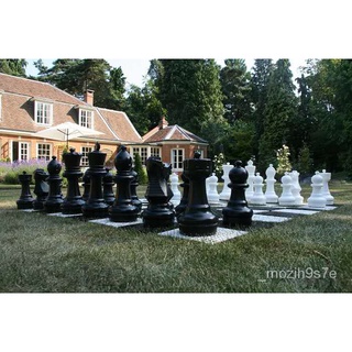 Chess Outdoor Giant Chessboard Wang Gao64cmChess Chessboard Set for Playing Chess in Park Activity Playground