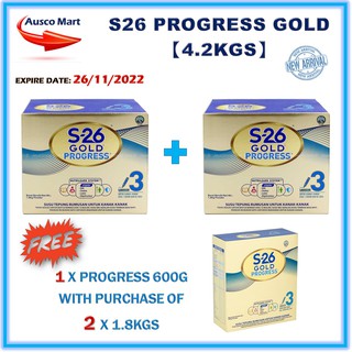 S26 GOLD PROGRESS 4.2KG 【2 x1.8KGS FOC 1 x 600G】SALES FROM 1 SEPT-31 OCT 21 (1)