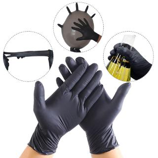 20/50/100Pcs Black Blue Disposable Latex Gloves For Home Cleaning Medical/Food/Rubber/Garden Gloves Universal For Left and Right Hand