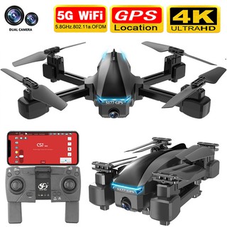 New S177 GPS Drone 4K Hd Wide Angle Dual Camera 5G WIFI FPV Drones Flight 20min Rc Distance 600m Quadcopter Vs S167 Drone